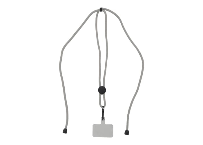 Cordon téléphonique à personnaliser réglable Gris clair